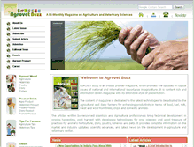 Tablet Screenshot of agrovetbuzz.net